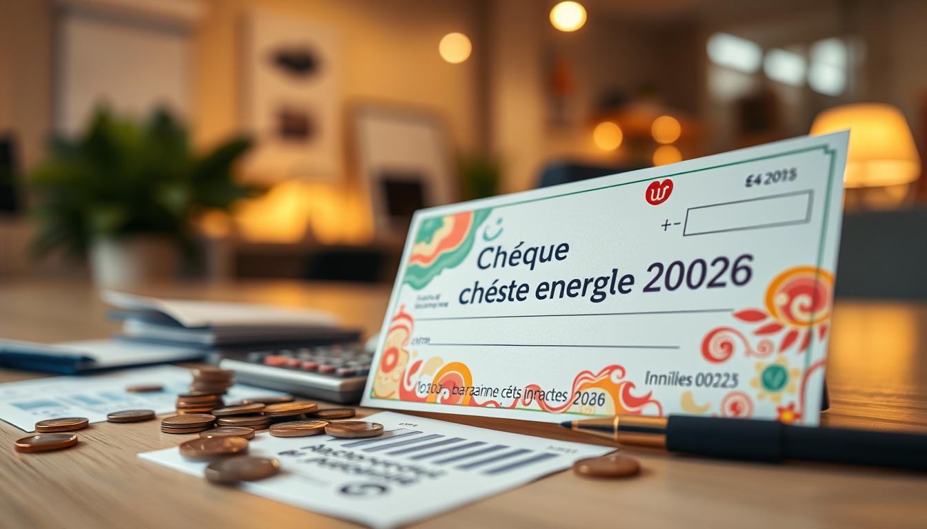 Chèque énergie 2026 : montant, date de versement