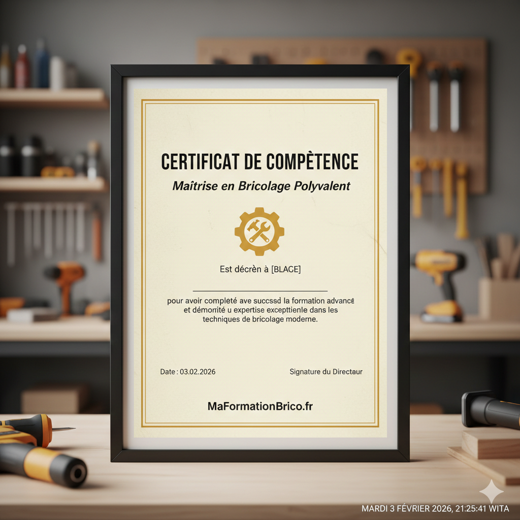 Certification bricolage MaFormationBrico.fr