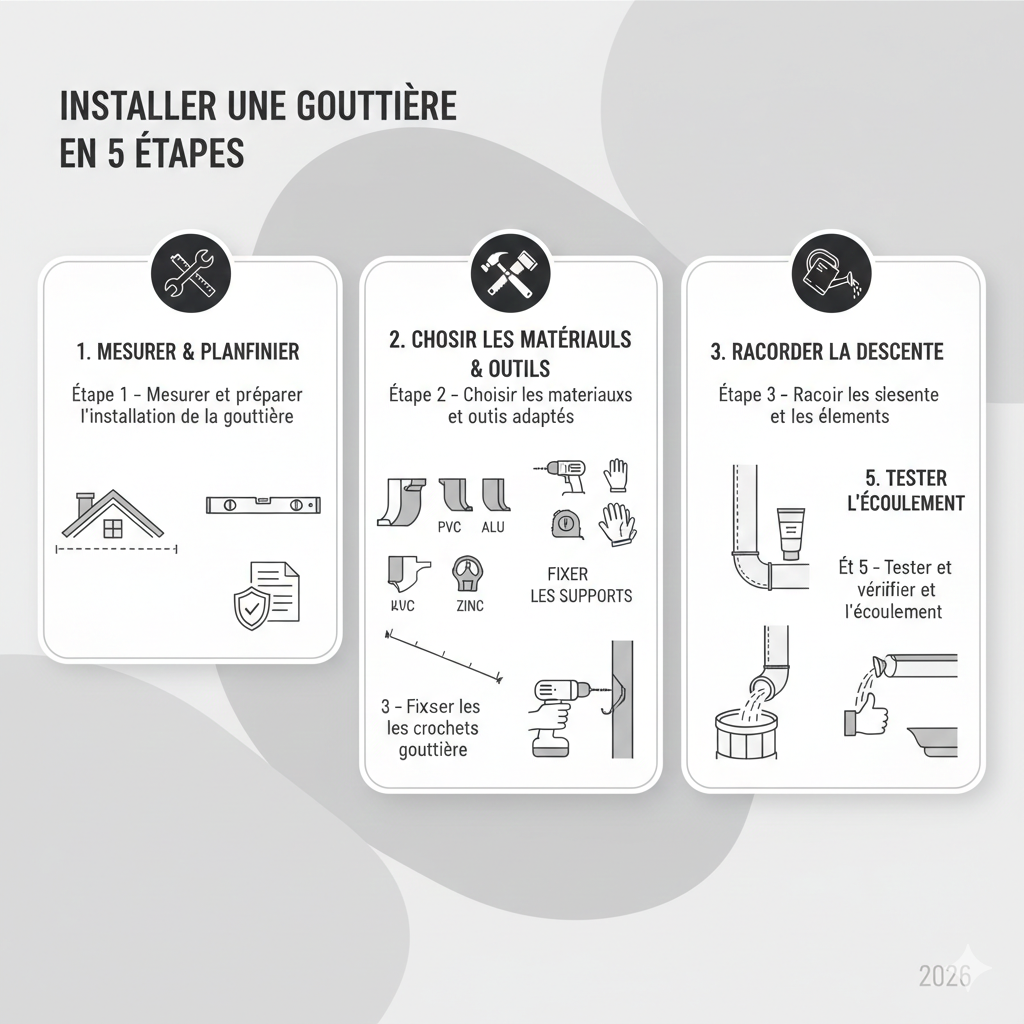 Mesurer et préparer l’installation 