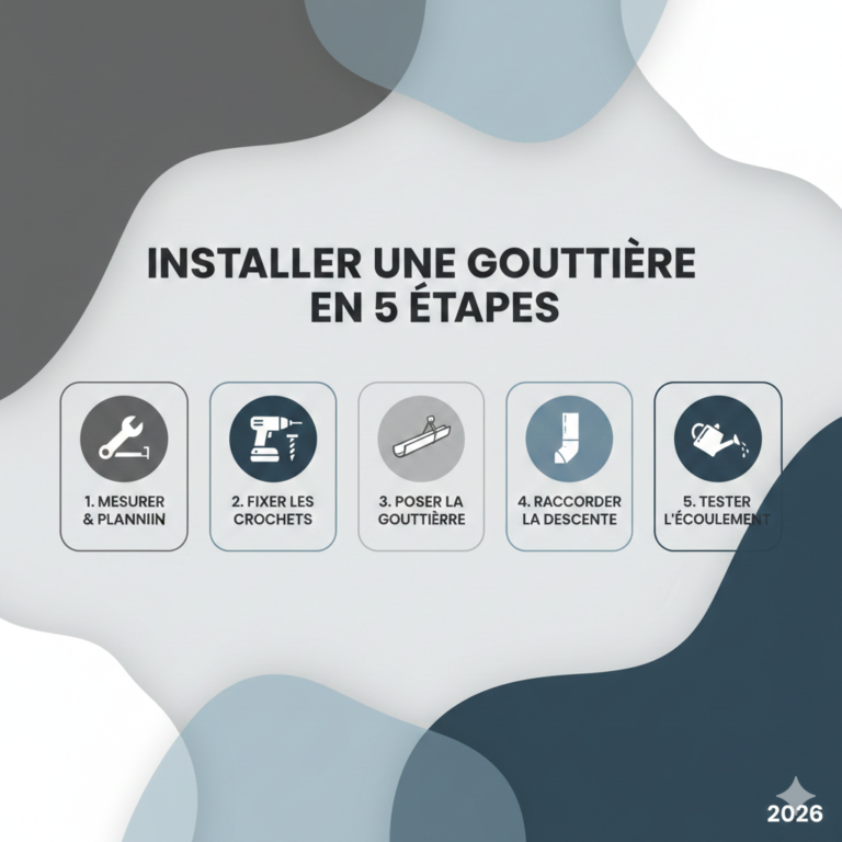 Comment poser une gouttière en 5 étapes simples