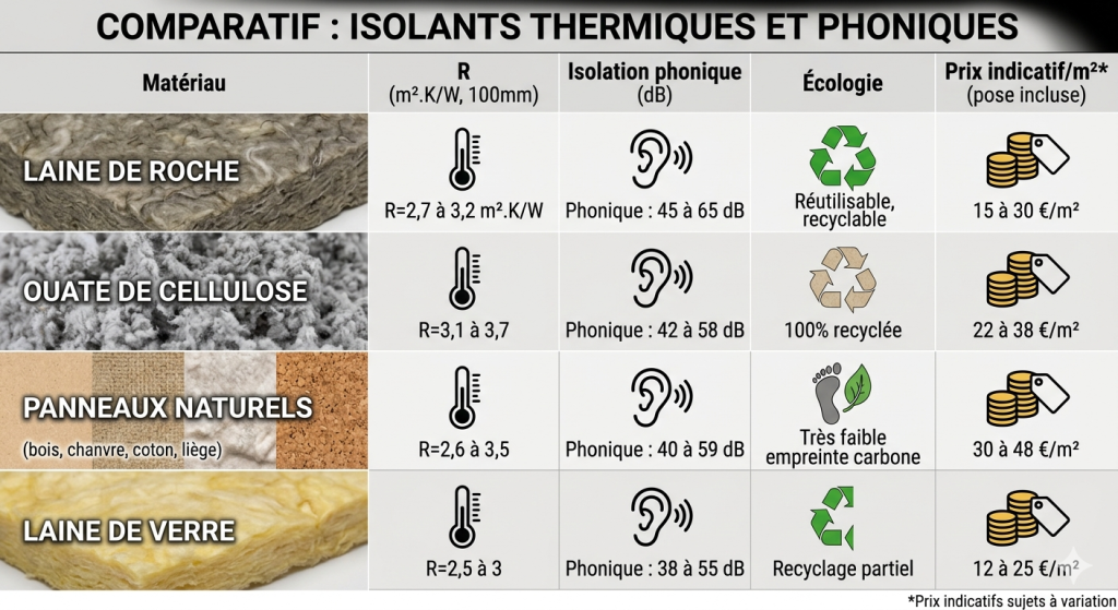 Les matériaux pour une isolation intérieure efficace