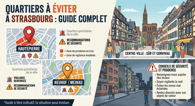 Quartiers à éviter à Strasbourg guide complet