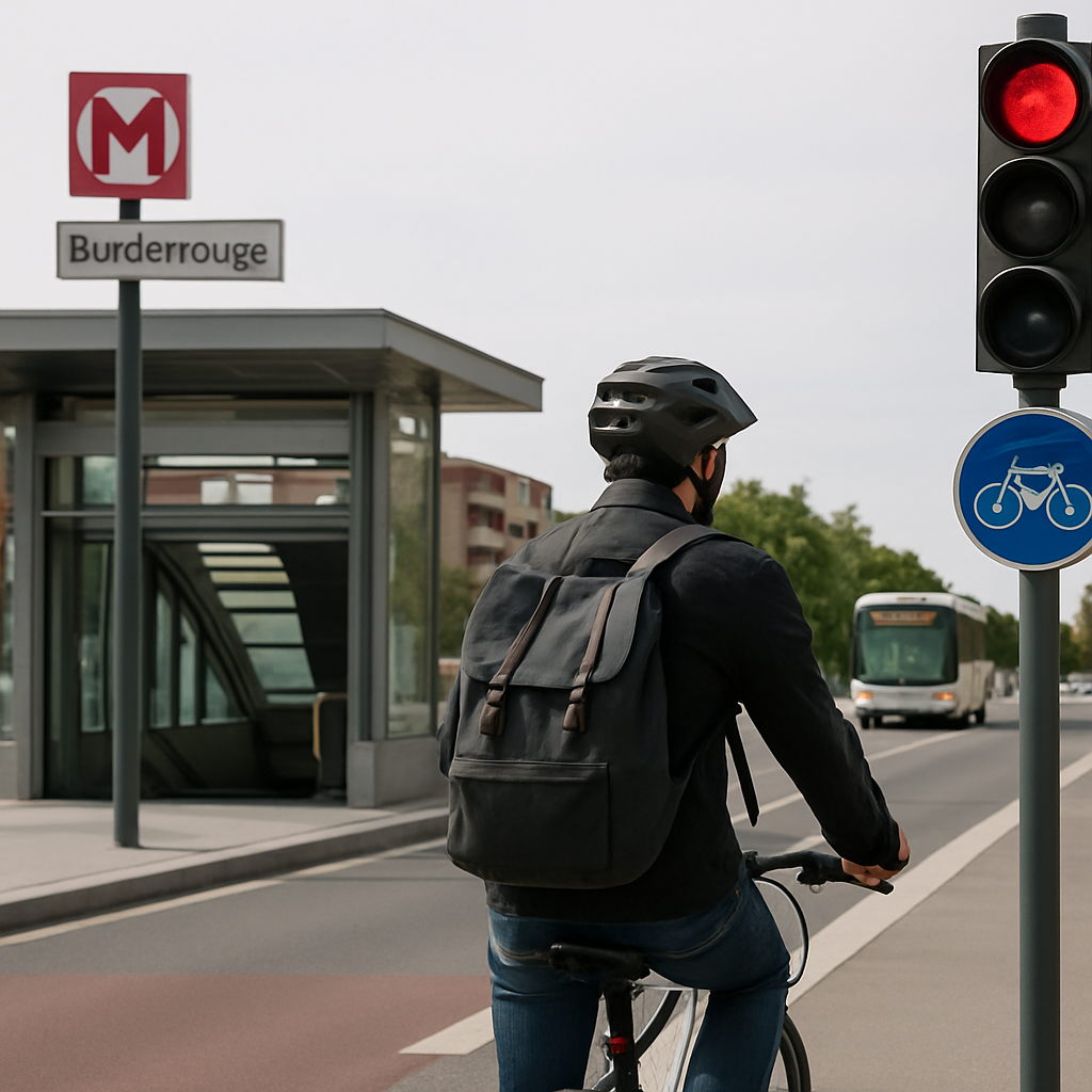 Le quartier Borderouge bénéficie de la desserte efficace de la ligne B du métro (avec la station Bor